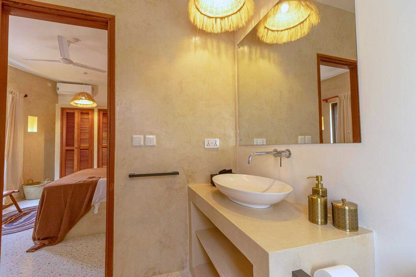 Bagno ensuite al Ghepard Towers